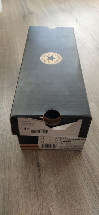 Converse Gris Talla 45 CT Sweatshirt Hi 1U450