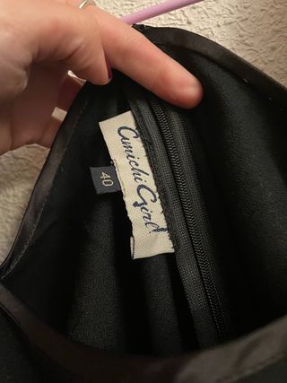 Vestido Amichi fiesta negro