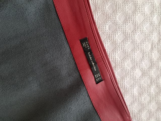 Falda polipiel Zara