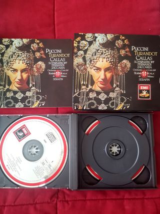 Maria Callas, operas la Boheme, Tosca y Turandot
