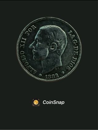 Moneda Alfonso XII - 2 pesetas (x2)