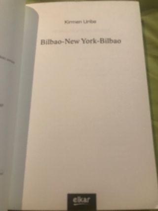 Bilbao-New York-Bilbao