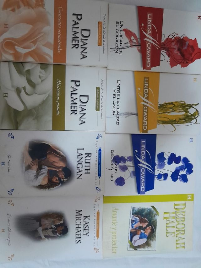Lote 16 novelas románticas