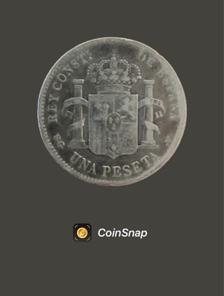 Moneda Alfonso XIII 1899 - 1 peseta