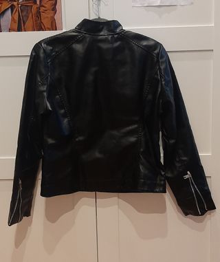 cazadora biker simil piel