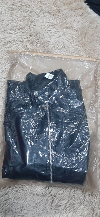 cazadora biker simil piel