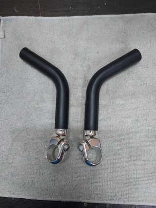 Mangos de aluminio para manillar mtb.