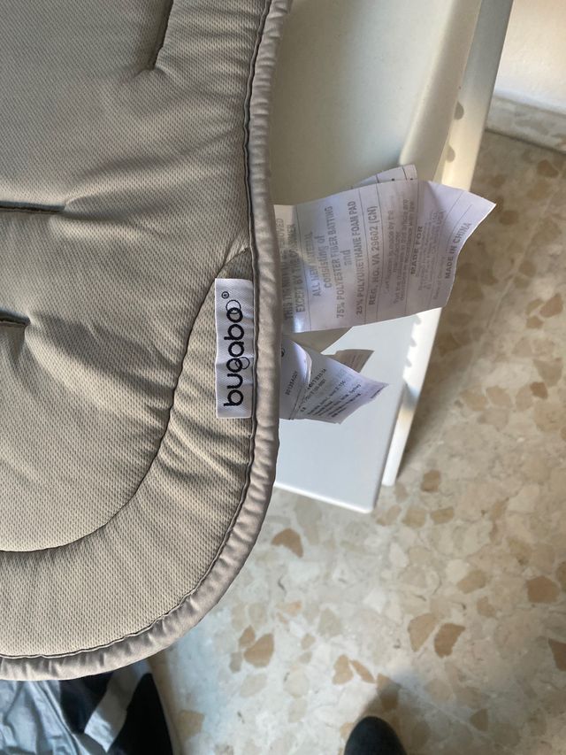 Capota de verano y colchoneta color gris