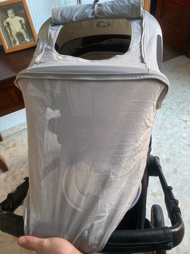 Capota de verano y colchoneta color gris