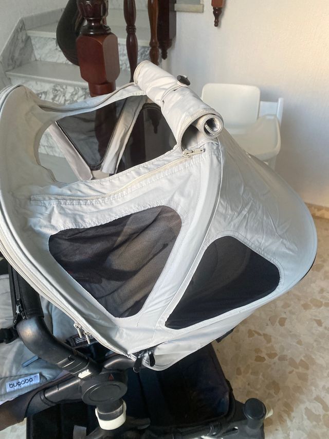 Capota de verano y colchoneta color gris