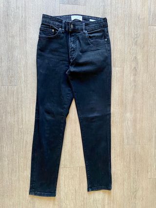 Pantalon NEGRO Vaquero PULL&BEAR EUR40