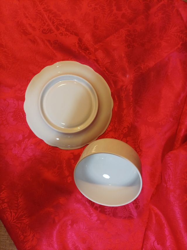 n. 2 portaburro o formaggio ceramica