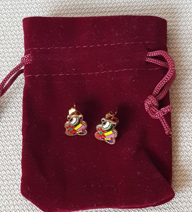 Pendientes oso colores