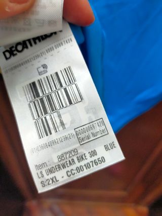 maglia uomo azzurra sport bici tg XXL
