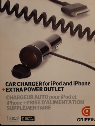 Cargador de mechero Ipad y Ipod.