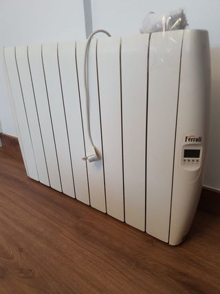 radiador calor azul ferrovial para pared