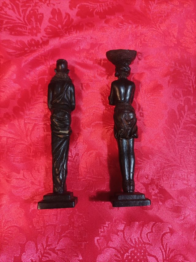 statuine decorative in resina africane