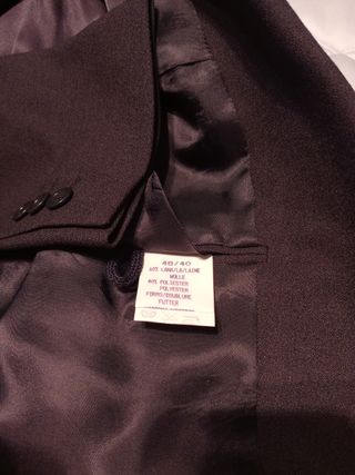 Traje hombre gris oscuro 