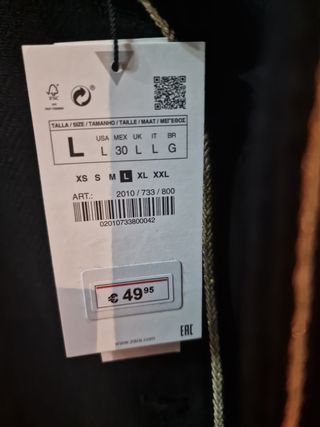 Chaqueta Torera Zara Nueva L