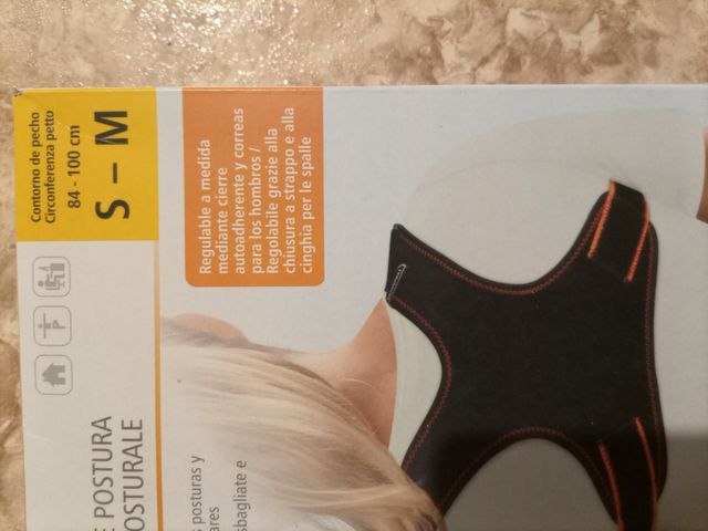 corrector de postura talla S - M