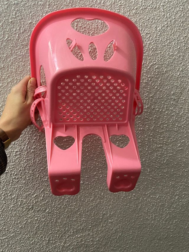 Silla bicicleta muñecas peluche