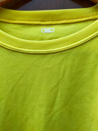 maglietta uomo gialla sport tg XXL 