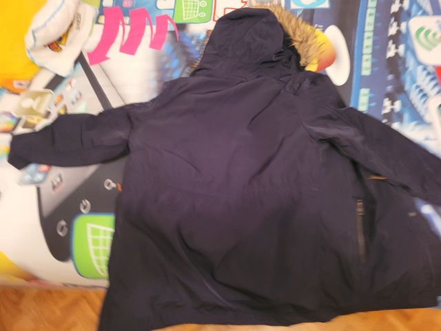 Abrigo azul Zara. 140 cm