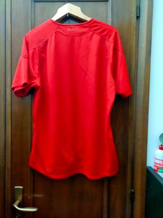 maglietta tecnica uomo sport rossa tg XL
