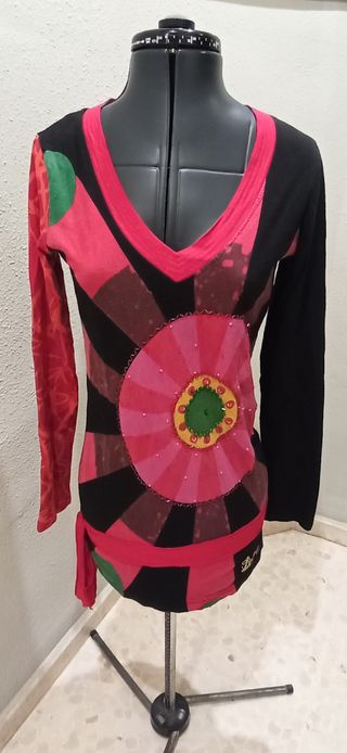 Camiseta manga larga Desigual talla M
