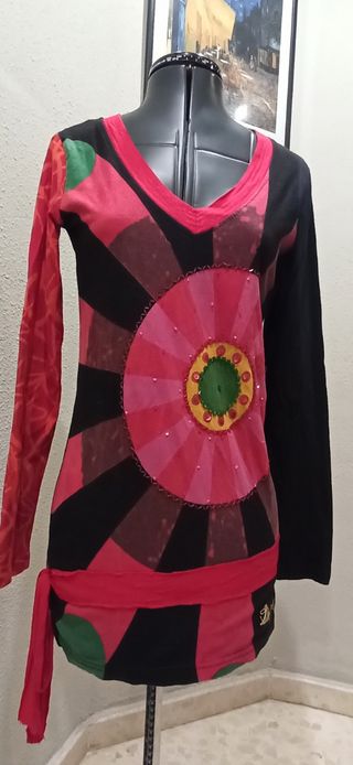 Camiseta manga larga Desigual talla M
