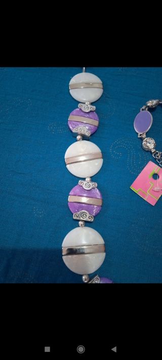 Conjunto de collar y pulsera 