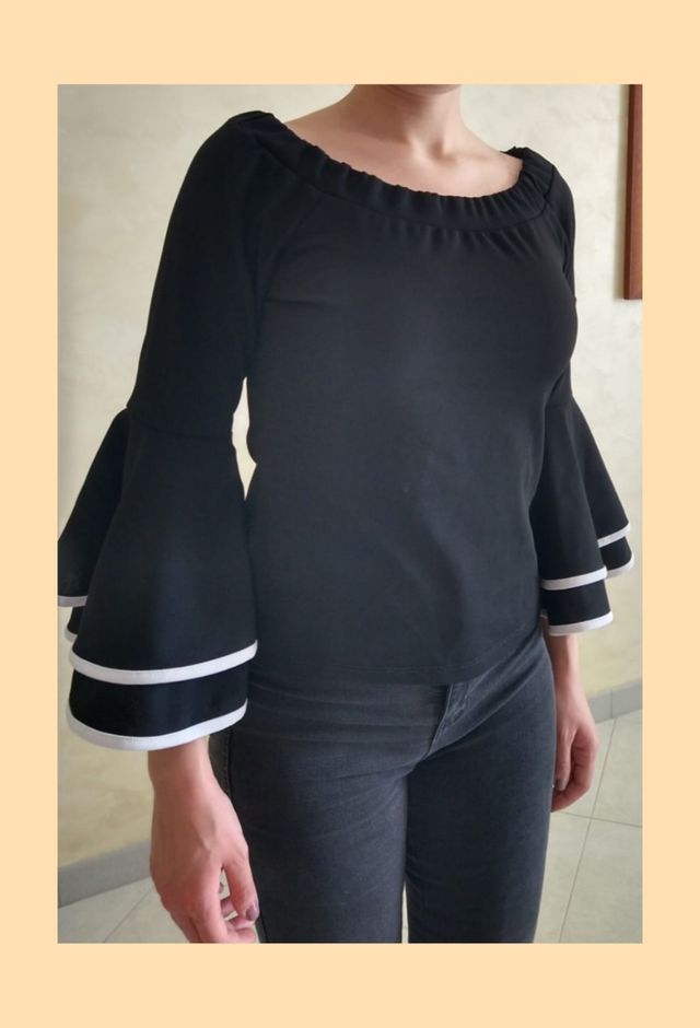 maglietta nera invernale