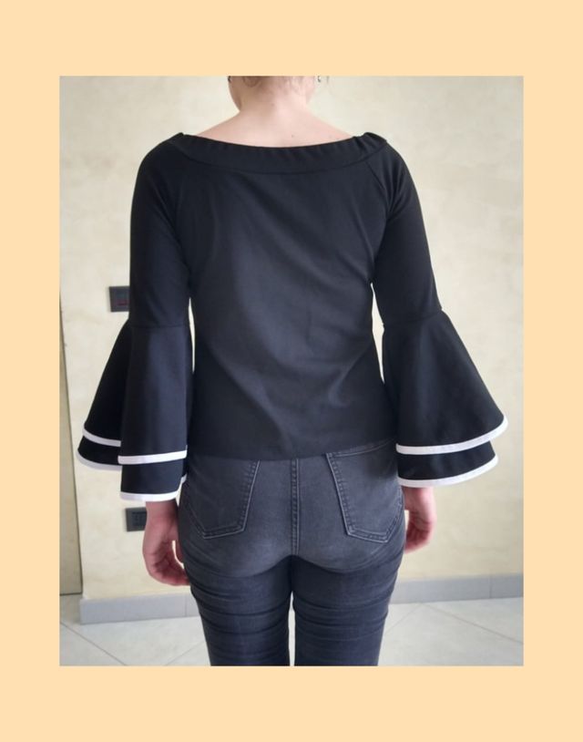 maglietta nera invernale