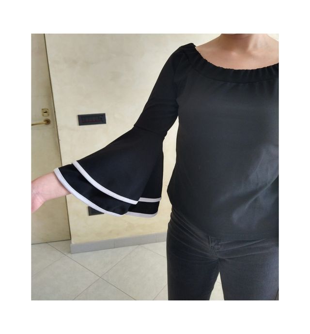 maglietta nera invernale