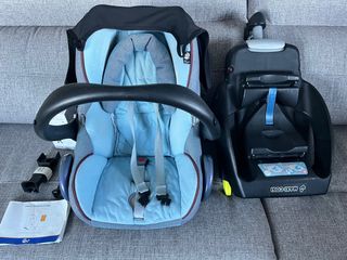 Maxi cosi con isofix + adaptadores bugaboo