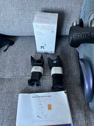 Maxi cosi con isofix + adaptadores bugaboo