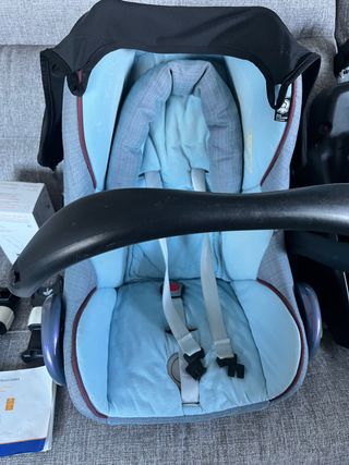 Maxi cosi con isofix + adaptadores bugaboo