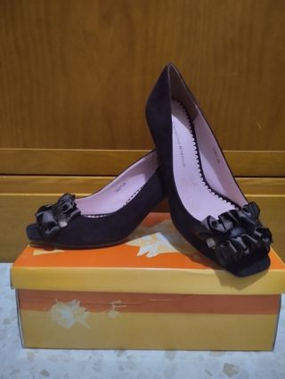 ZAPATOS ANTELINA MARRON NUM.37 SIN ESTRENAR