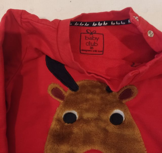 Sudadera reno navidad con luz