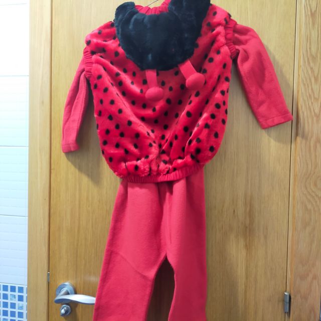 DISFRAZ MARIQUITA BEBE CON PANTALONES 