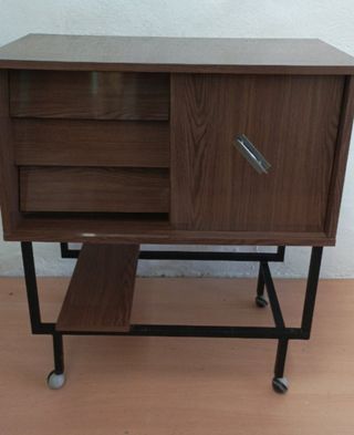 MUEBLE TELEVISOR CAMARERA VINTAGE MULTIUSOS