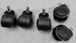 Ruedas de plastico de silla