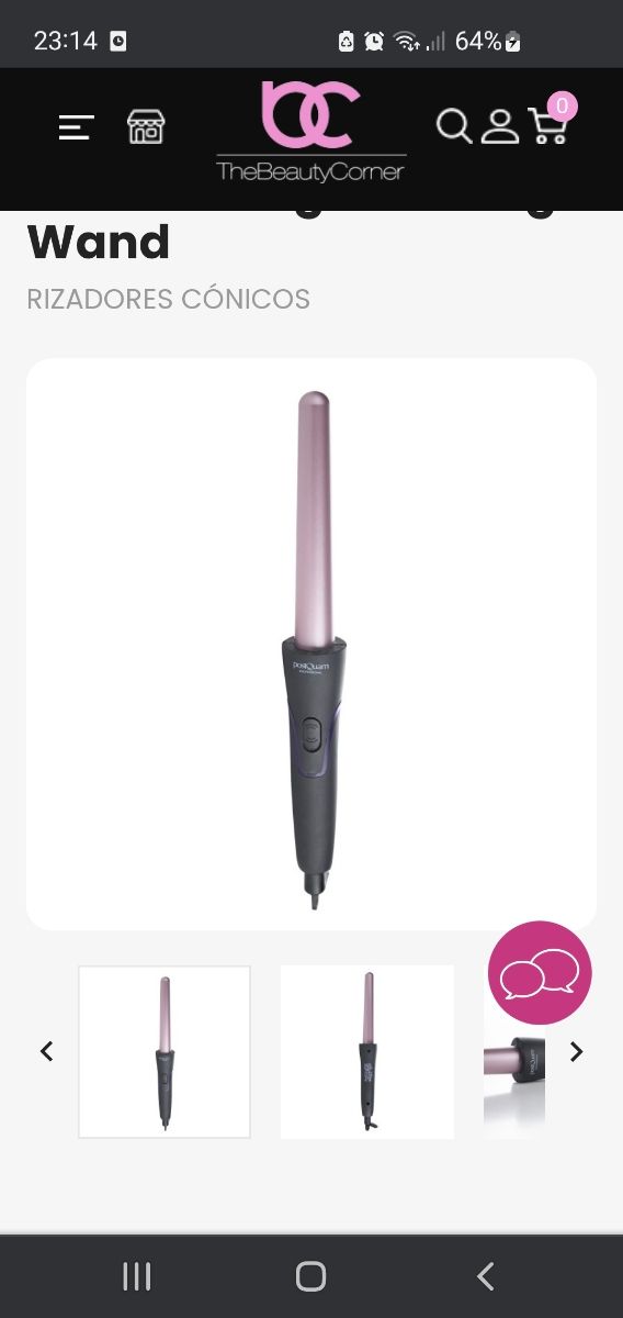 rizador pelo cónico