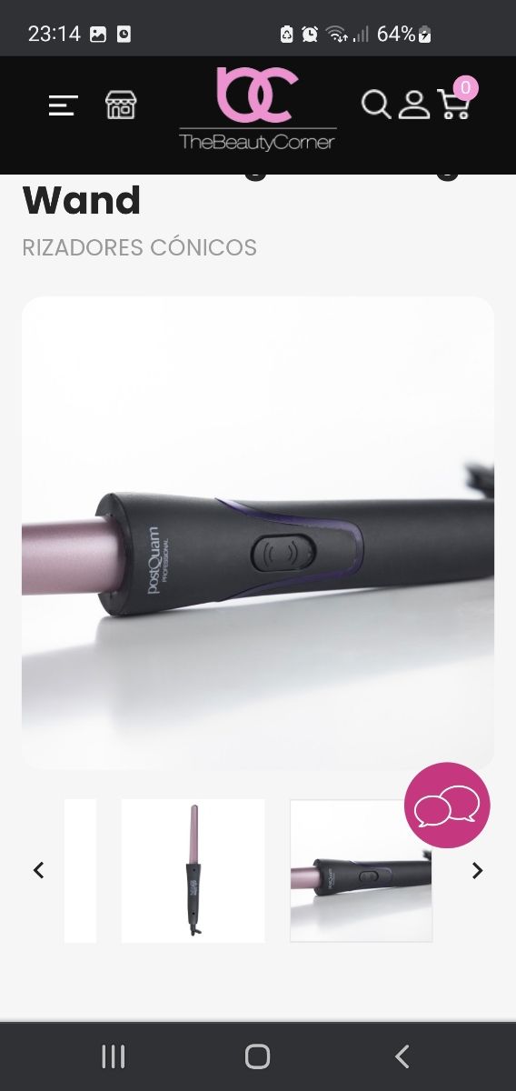 rizador pelo cónico