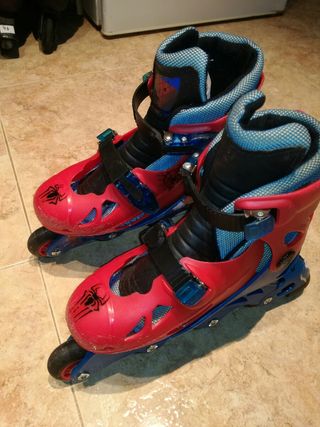 patines rojos como nuevos talla 34 35 36 y 37