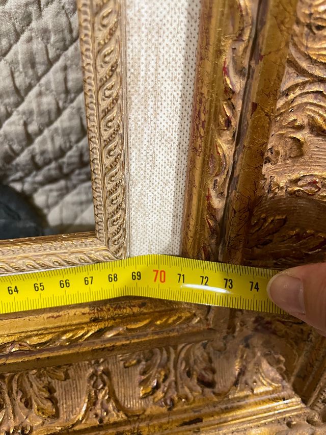 Marco de madera grande para oleo