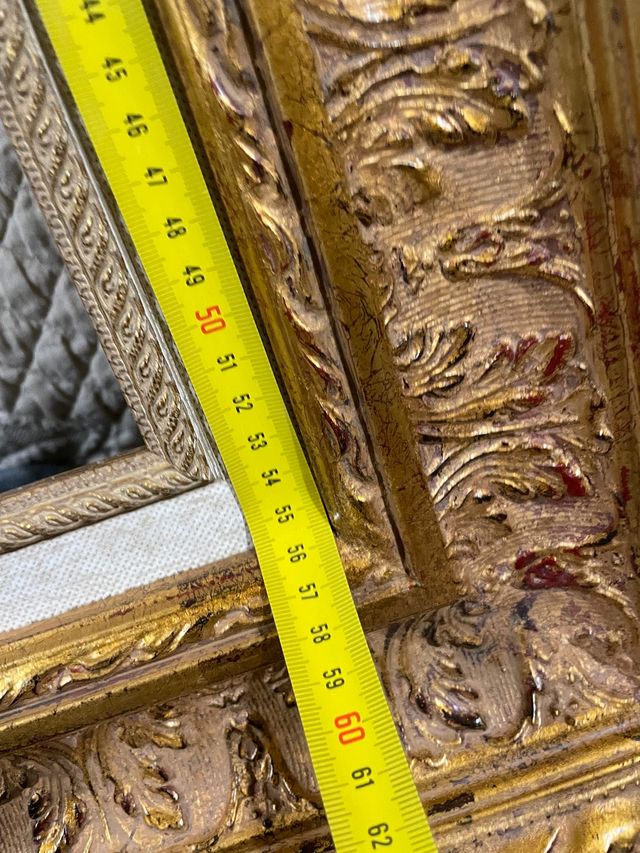 Marco de madera grande para oleo