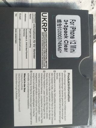 Premium Tempered glass protector sin estrenar