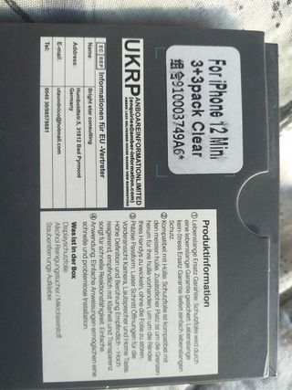 Premium Tempered glass protector sin estrenar