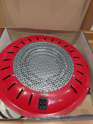 Calefactor brasero electrico rojo